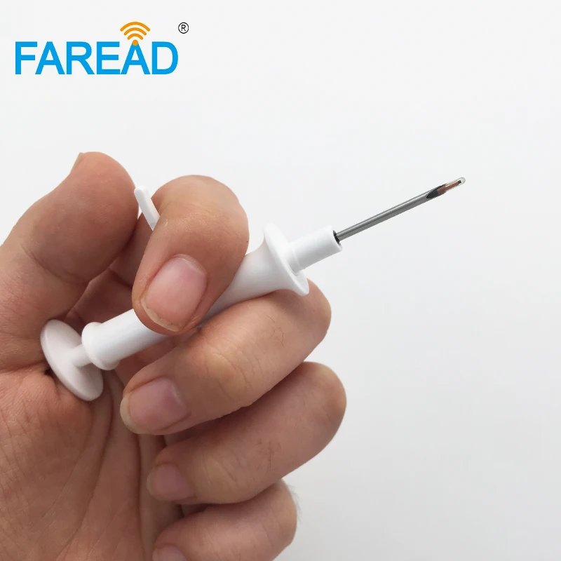 80 قطعة زرع تتفاعل لعلامة الحيوان 134.2 كيلو هرتز حقنة زجاجية ل 1.25*7 مللي متر FDX-B معرف رقاقة المستجيب حاقن لمعرف الحيوانات الأليفة