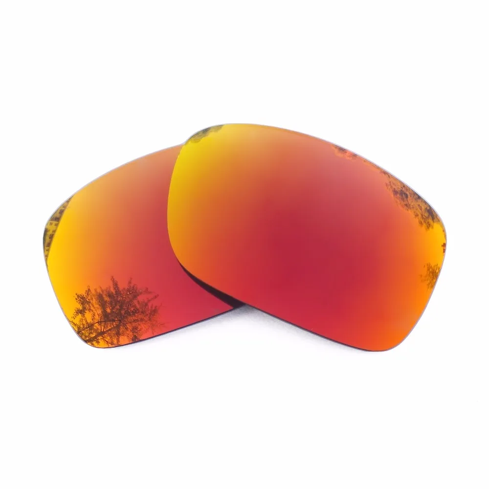 

Orange Red Mirrored Polarized Replacement Lenses for Crankshaft Sunglasses Frame 100% UVA & UVB