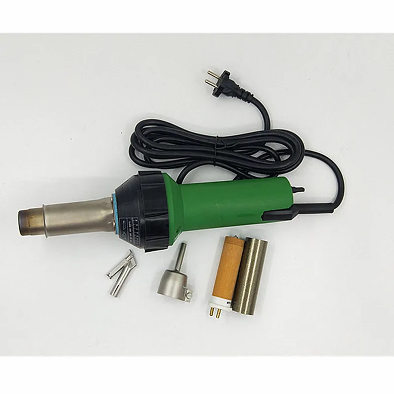 110V/220V PLASTIC HOT AIR WELDING GUN+heating elemet+2 pcs nozzles heat gun accessories Flooring welding tools For soldering