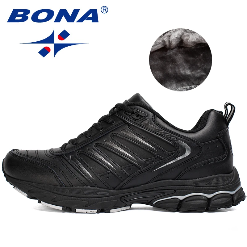 BONA-신제품 클래식 스타일 남성 러닝화, 아웃도어 워킹, 조깅 스니커즈, 레이스업 운동화, 편안한 스포츠화, 신발