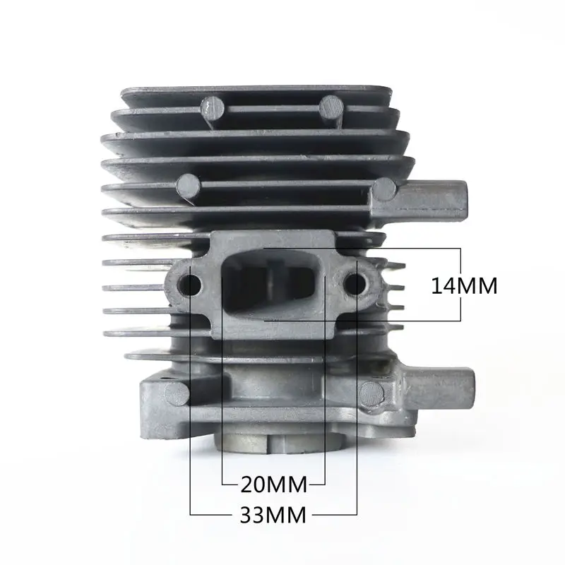 Imagem -04 - Cilindro Pistão Fit para Stihl Fs38 Fs55 Fs45 Ferramentas de Jardim Grass Trimmer Cortador Peças de Reposição 34 mm