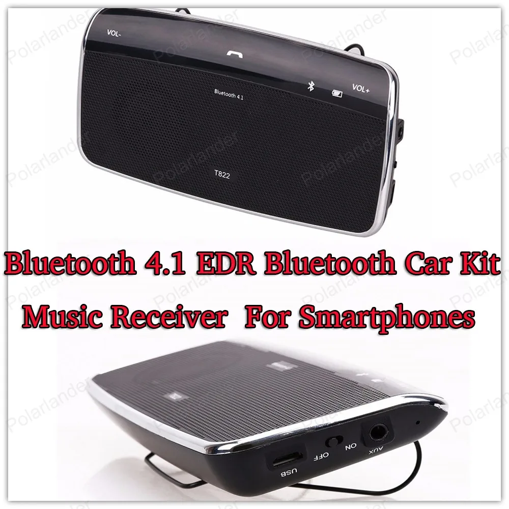 

mini car-styling Bluetooth V4.1+EDR sun visor fine clip with multi-functional car hands-free intercom system Music Receiver