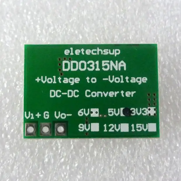 3-15 V Biến Tiêu Cực-V-5V-6V-9V-12V-15V Nâng Áp Lực Tiêu Cực Mô-đun ADC DAC Cung Cấp Điện LCD