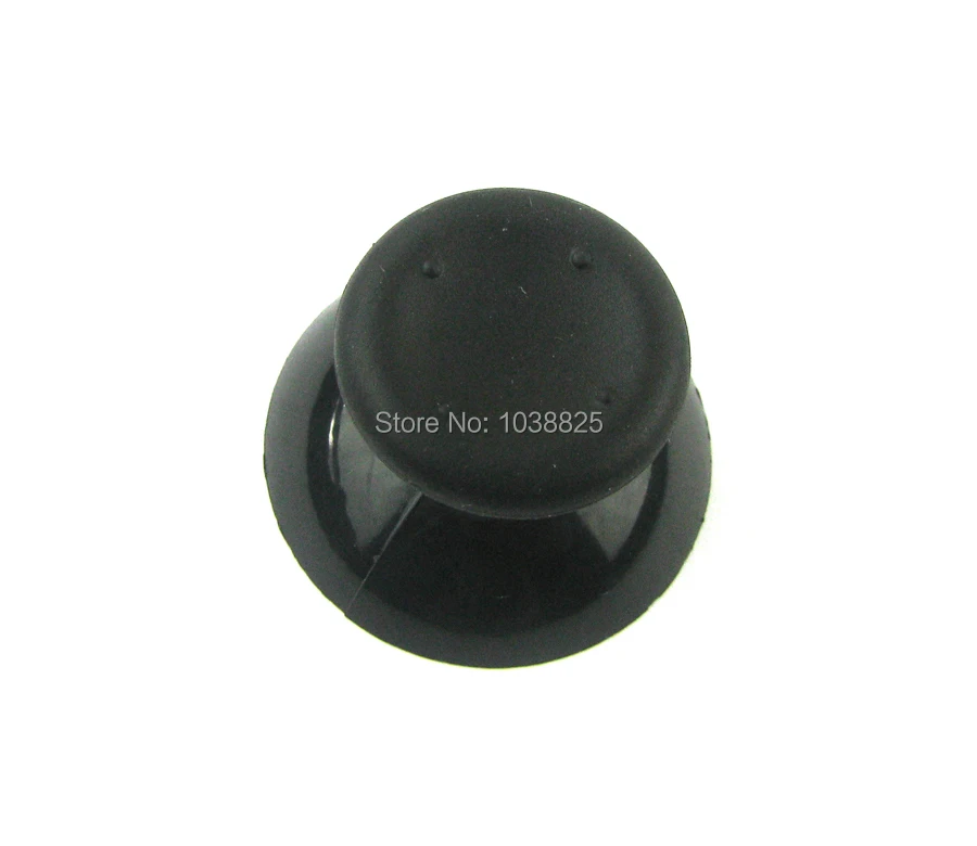 100 pçs preto cinza novo 3d analógico vara capa de plástico polegar joystick cogumelo tampa para xbox360 controlador sem fio