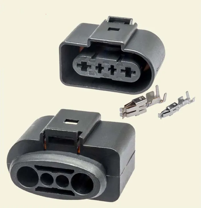 5/10/50/100 pcs Free shipping DJ7045-3.5/6.3-21 Plastic Connector /Waterproof 4 Ways Terminal Connectors New 1J0919231