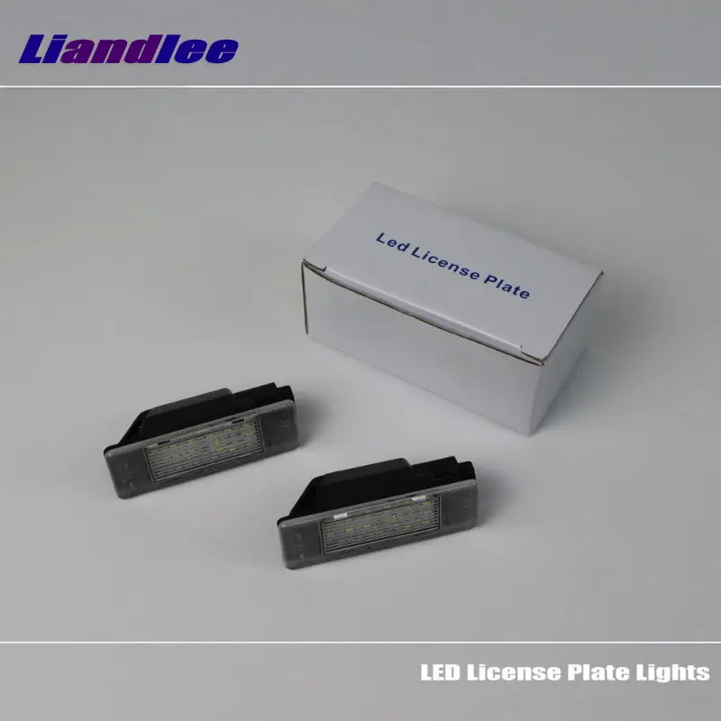 

Liandlee Car License Plate Lights For Peugeot 406 407 2D Coupe Auto Number Frame Lamp Bulb LED Illumination Accessories