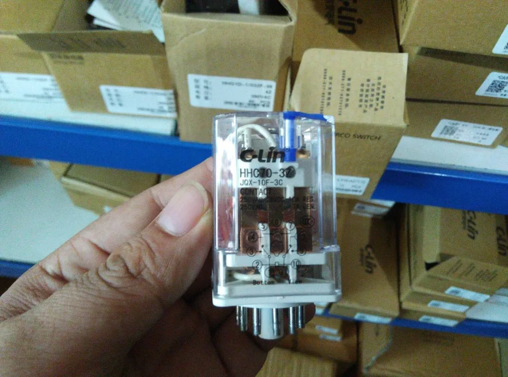 

Brand new original authentic C-Lin HHC70-3Z (JQX-10F-3C) Electromagnetic Relay DC24V