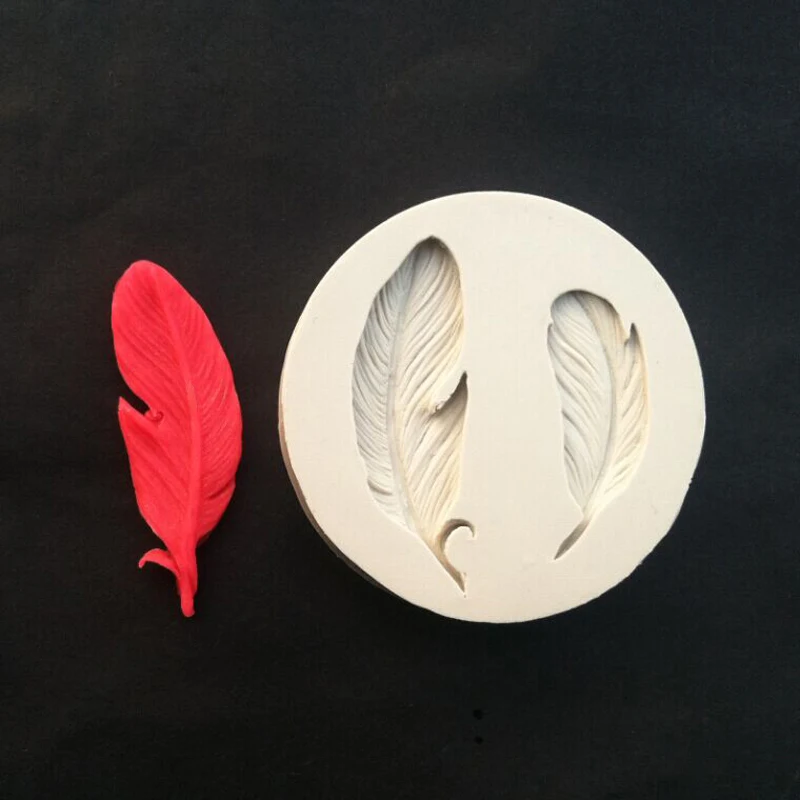 Feather Silicone Sugarcraft Mold, Fondant Cake Decorating Tools