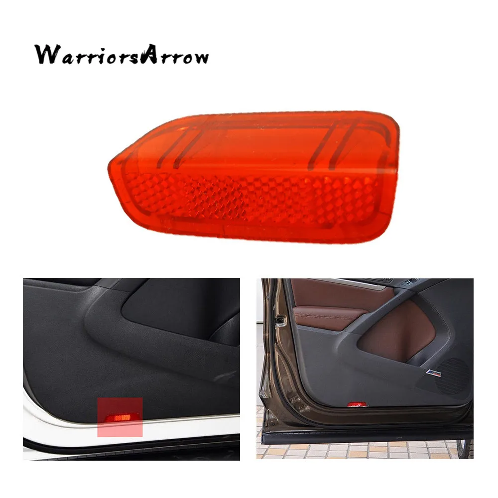 WarriorsArrow Door Panel Light Reflector Red For Jetta MK5 2005-2010 Golf GTI MK5 MK6 MK7 Passat B6 B7 CC EOS 1KD947419