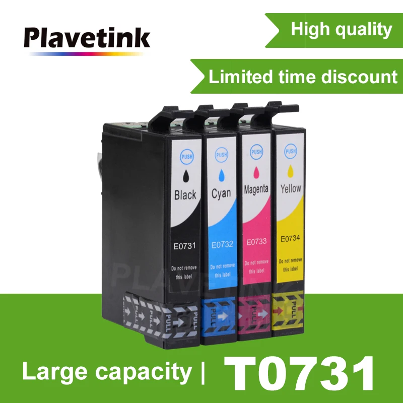 Plavetink T0731 Ink Cartridge For Epson 73N T0731n Cartridges Stylus CX3900 CX5900 CX4900 CX5500 CX7300 C79 TX219 TX110 Printer