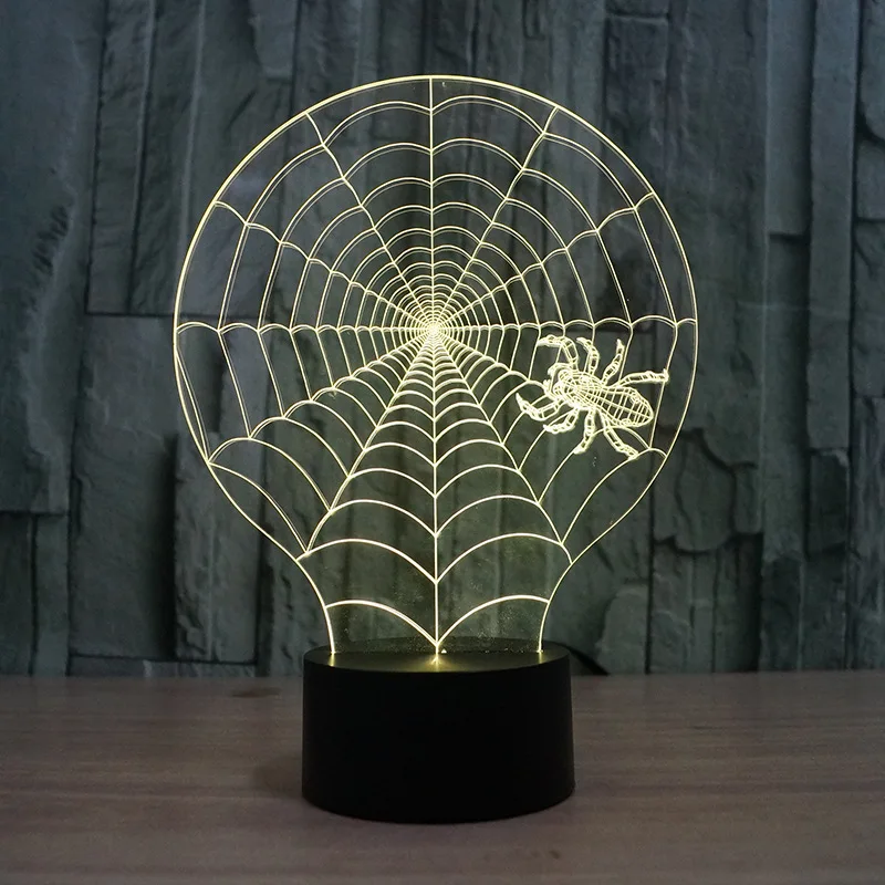 Creative Fashion Bedroom 3d Desk Lamp Individual Led Nightlight Acrylic 3d Visual European Table Lamp