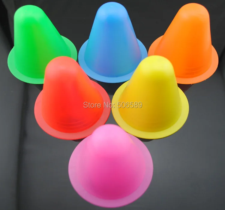 

free shipping roller skates cones roller skates obstacles 6 colors 20 pcs/lot