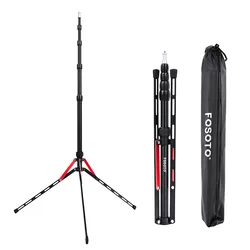 Fosoto FT-190B Red Led Light Tripod Stand Bag 2.22m Softbox For Photo Studio Photographic Lighting Flash Umbrellas Reflector