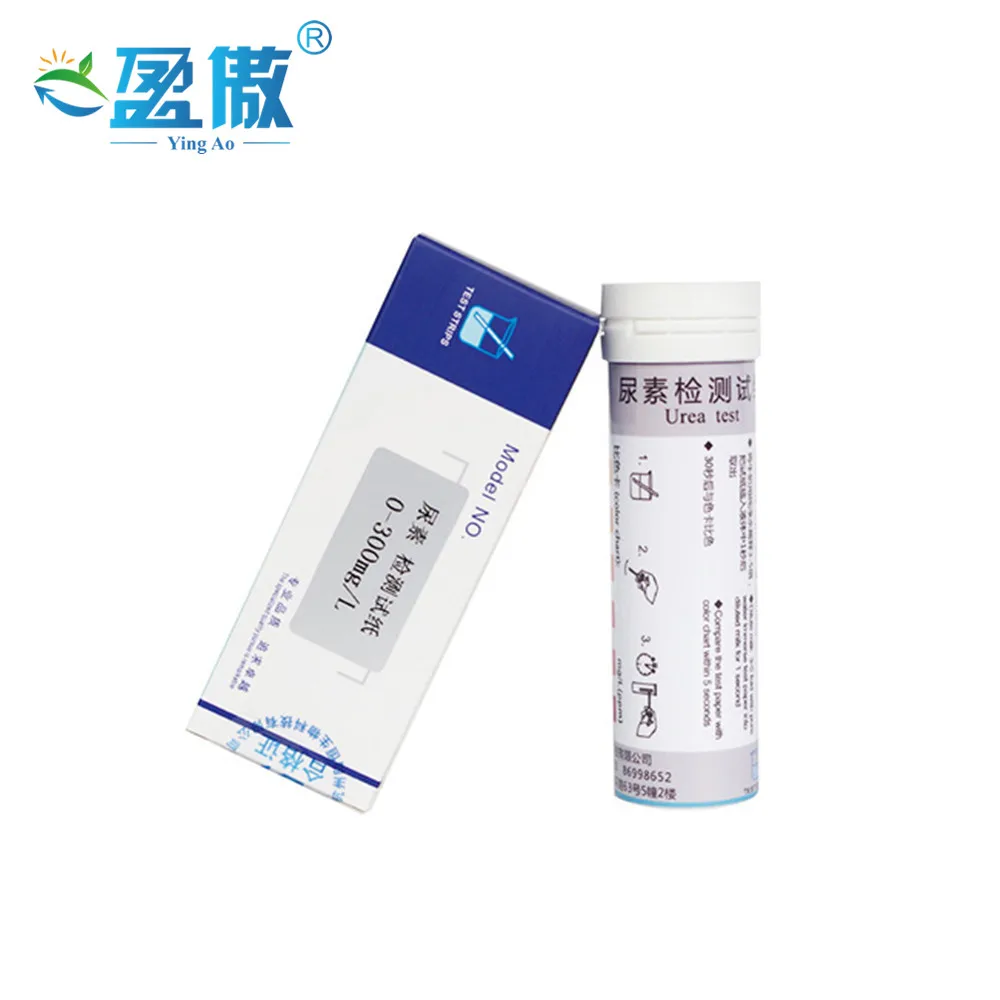 Urea  test strip Measurment range 0-25-50-100-200-300mg/L