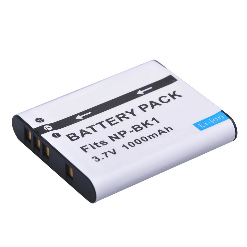 DuraPro-batería NP-BK1 NP BK1, Cargador USB LCD de 1000mAh para Sony S750, S780, S950, S980, W190, W370, W180, DSC-S950, MHS-PM1