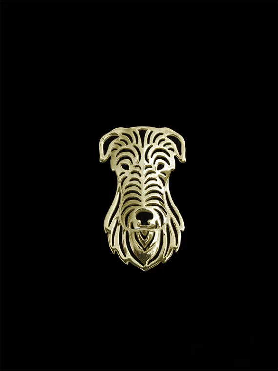 

New Design Classic Animal Scottish Deerhound Broche Gold Silver Color Designer Brooch For Men Overwatch Gift For Friend Father