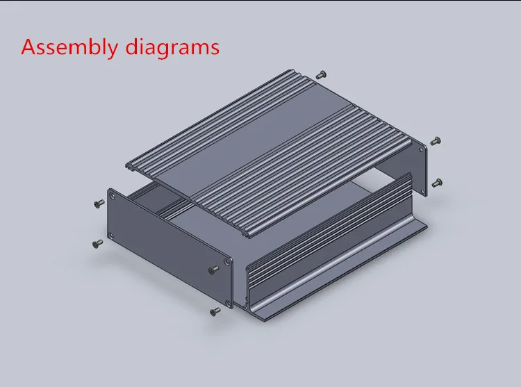 Чехол 147*41*100 мм мини алюминиевый усилитель шасси/инструменты шасси/видео приемник оболочки/AMP корпус/DIY коробка