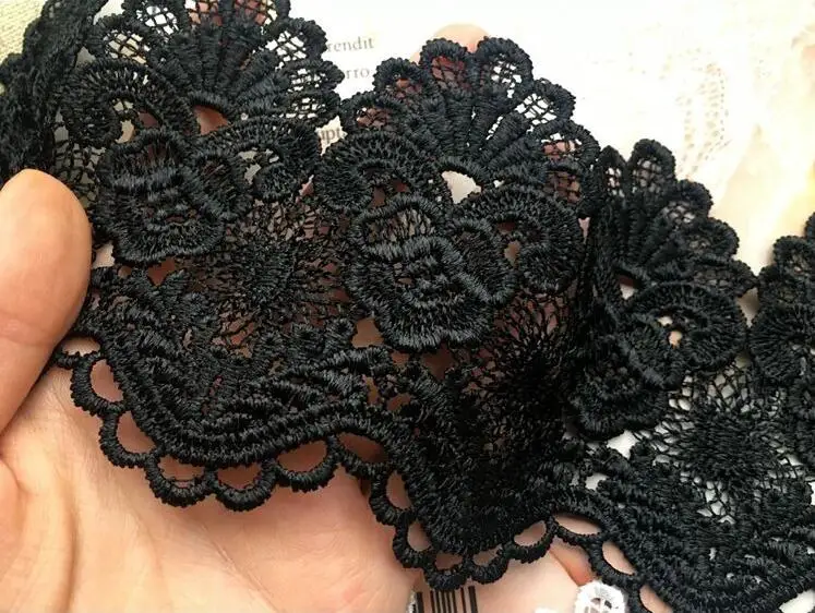 Wasserlöslicher Spitzenstoffbesatz, Hochzeitskleid-Accessoires, RS585 – Detail 4