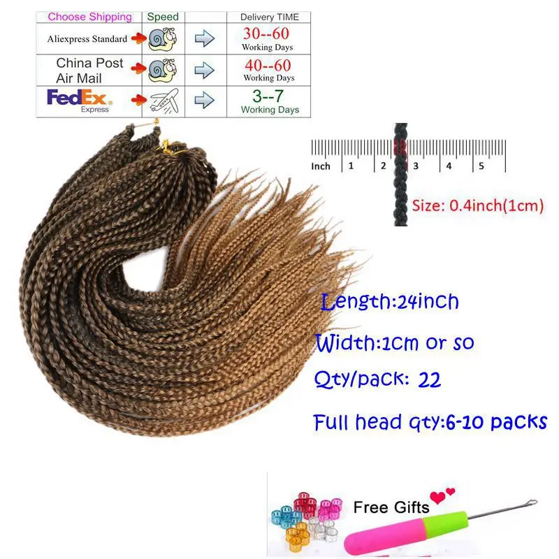 Luxury For Braiding  Synthetic Crochet Braids 24\