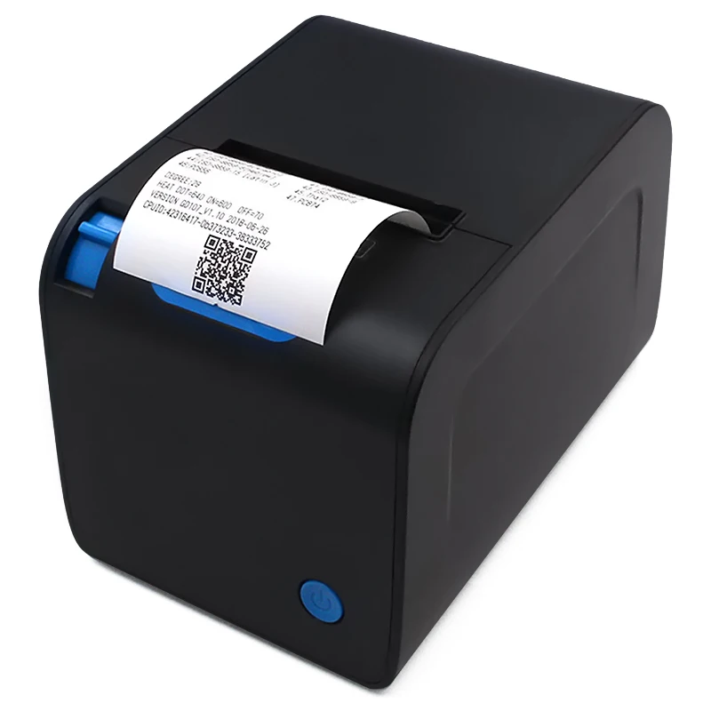 free shipping Auto-Cutter 80mm Thermal Receipt Printer YK-8032 Straight Thermal Print  for cash register USB/RS232/Ethernet