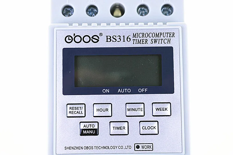 BS316 English version Microcomputer control switch KG316T street lamp time switch time controller electronic timer 220v switch