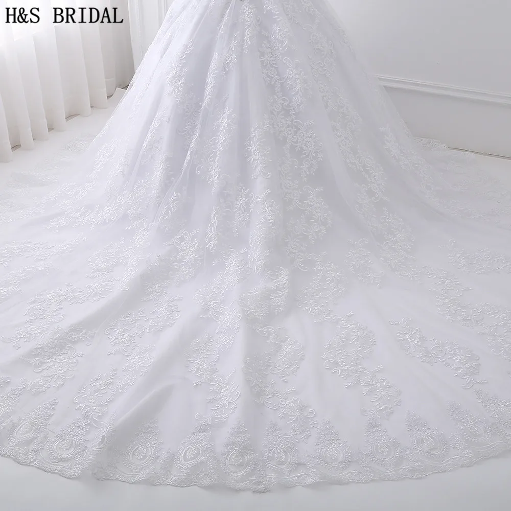 H & S BRIDAL suknia balowa suknia ślubna suknie ślubne Real Photo Vestido De Novias Sweetheart suknia ślubna biała suknia ślubna dla nowożeńców sukienka