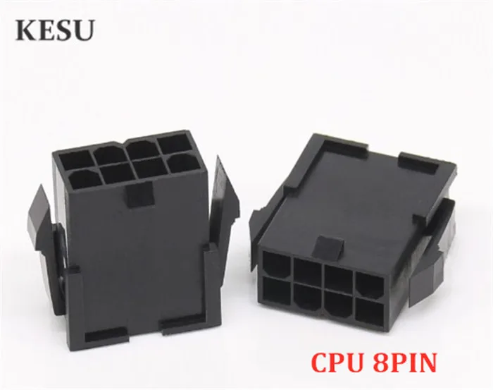 

4.2mm black CPU 8PIN 8-Pin 8PIN female Connector for PC computer ATX graphics card GPU Power connector plastic shell Housing