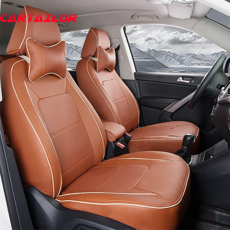 

CARTAILOR Car styling cover seat fit for BMW 5 series seat covers & supports PU leather car seat cover interior accessories sets