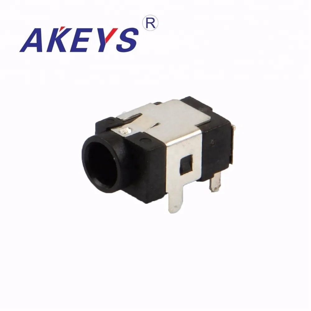 

DC-031 3.7MM *1.0MM Female DC power Connector DC jack 4PINS audio jack with 2 fixed feet