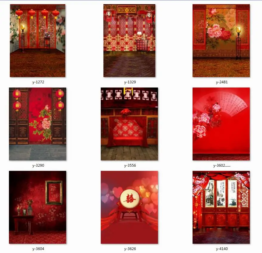 

BJD Chinese Red Backdrop Background Print For BJD Doll photogra 1/4 1/3 SD MSD SD17 Volks doll 1/6 Bly the doll take photo