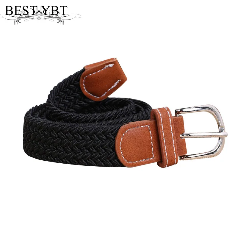 

Best YBt Unisex Canvas Belt children Alloy pin buckle belt fashion casual elasticity girls and boys fin canvas childre Belt