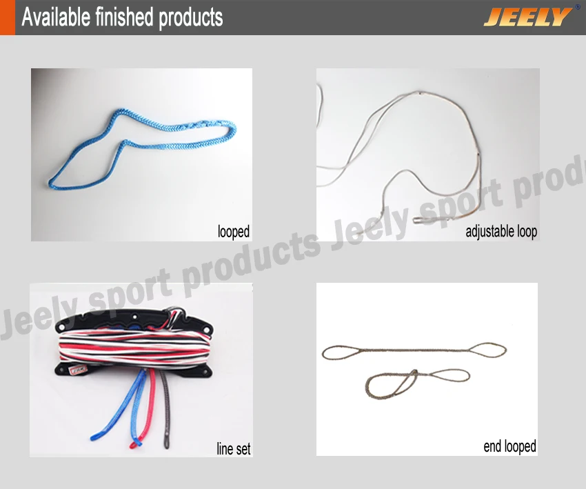 Jeely 12-fach geflochtenes 3mm 1/8'' 2000lb 10m Gleitschirm-Windenseil aus UHMWPE – Detail 8