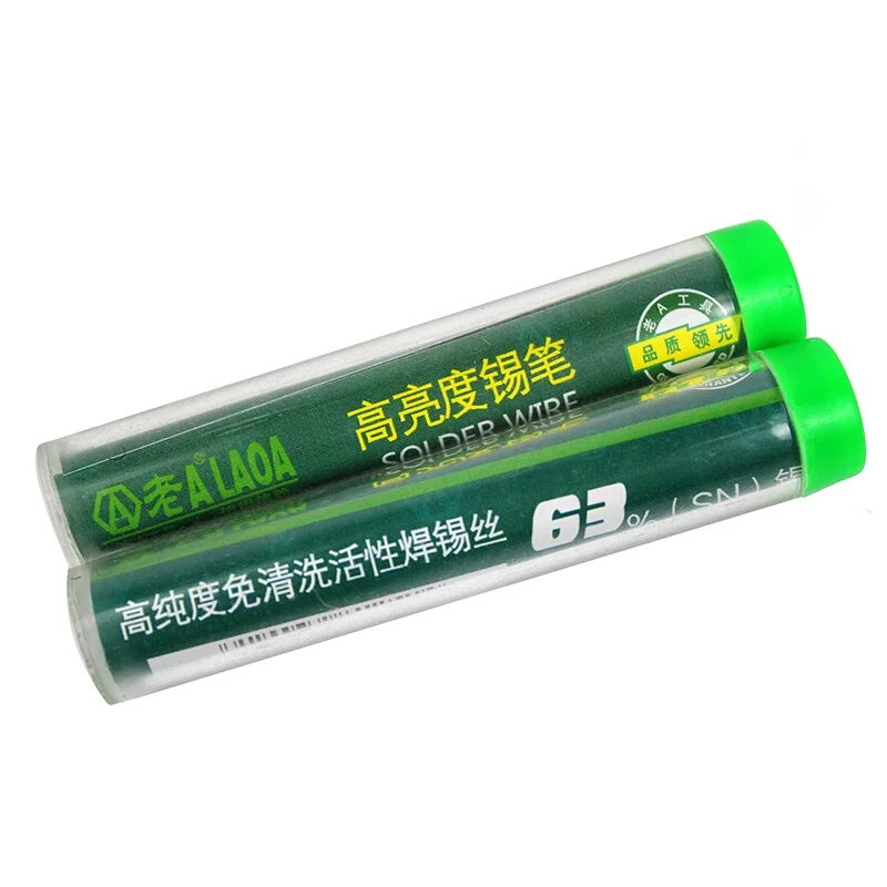 LAOA 1.0mm 10g Soldering Tin Wire Pen 63% Tin Content Lead Rosin Core Soldering Wire Roll No-clean FLUX Welding Repair Tools