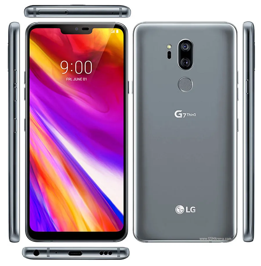 Original Unlocked LG G7 ThinQ G710 LTE Android Octa Core Dual 16MP Rear Camera 2160P 6.1