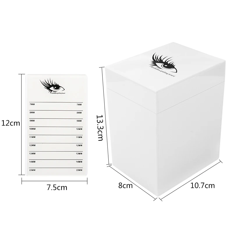 Présentoir de faux cils 5/10 couches, boîte de rangement, palette de colle, boîte de rangement d'extension de cils, outils de maquillage professionnels