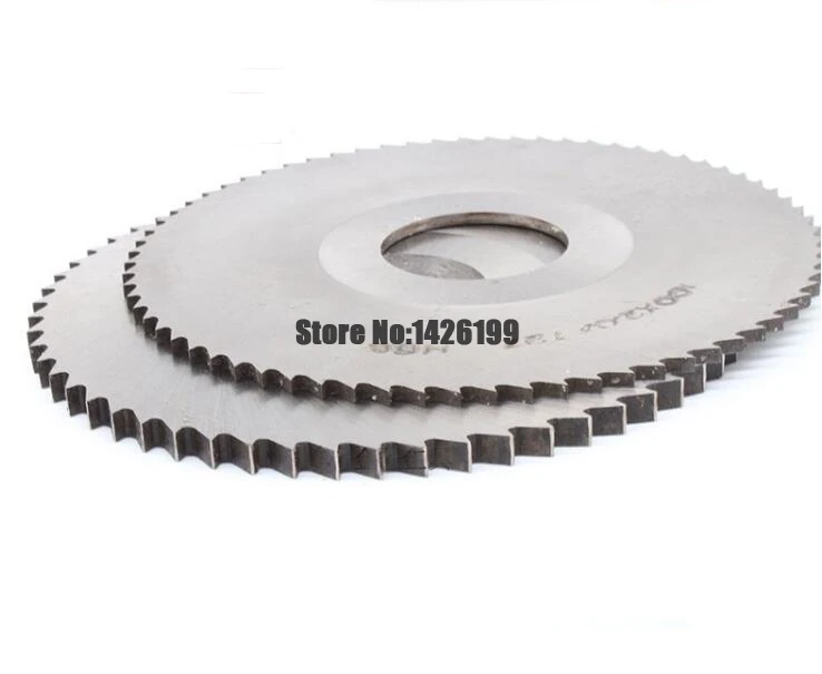 1PCS HSS milling cutter 40mm/50mm/60mm/75mm/80mm/100mm/125mm thickness  0.2mm-4.0mm ,Slotting cutter,saw blade milling cutter