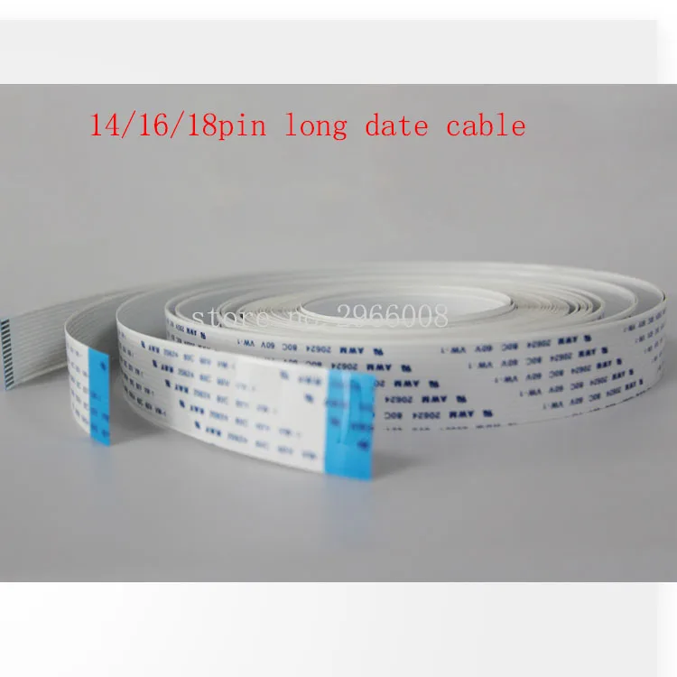 Imagem -03 - Cabo de Data da Impressora Dx5 Dx7 Pcs Pinos 16 18 Metros para Placa Principal Infiniti Icontek Phaeton Liyu Ffc Cabo Longo e Plano