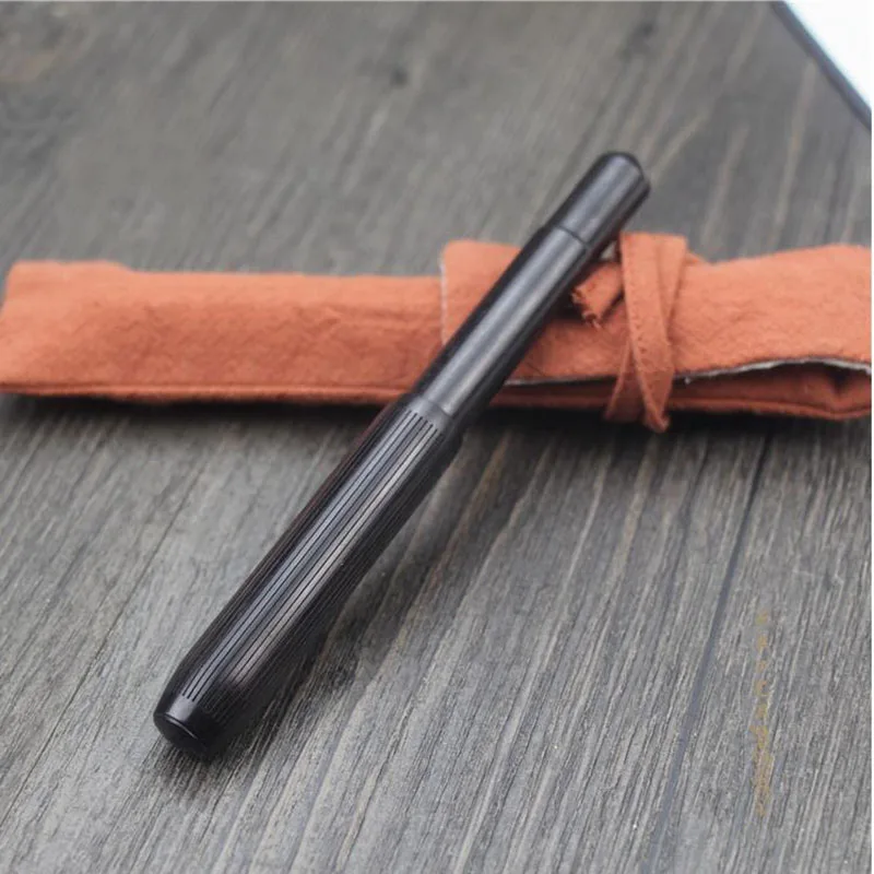 Handmade Blackwood Fountain Pen  Screw Cap Natural Color Wooden Pen For Creative Gift for Bussiness  School Office