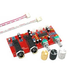 DIY PT2399 Digital Microphone Amplifier Board Karaoke Plate Reverb Preamplifier Reverberator Suite Components NE5532