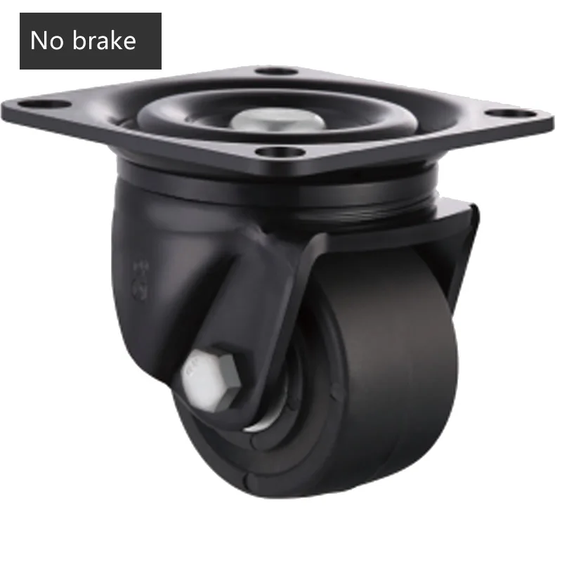 load-bearing 600KG 3 inch Low Casters wheels with brake FOR heavy carts machine tools large equipm HOME Industrial Hardware