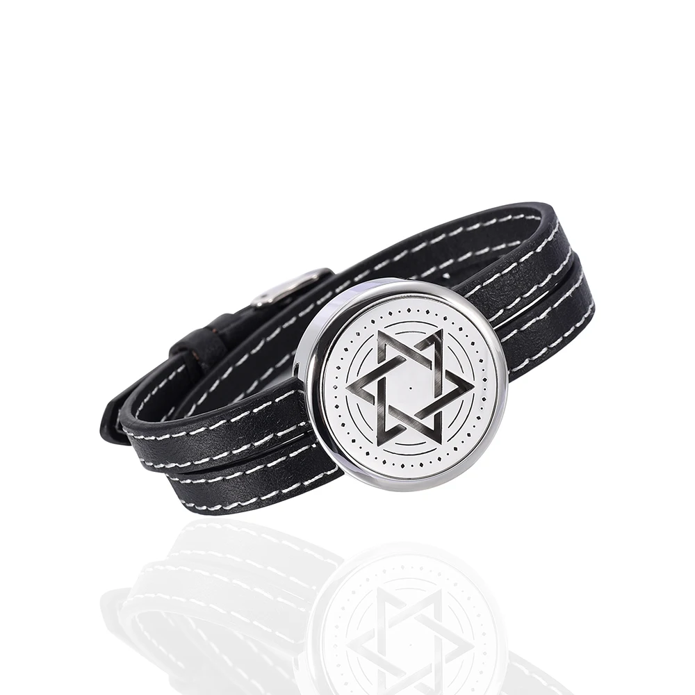 

Aromatherapy Locket Bracelets Hollow 7 Different Diffuser Essential Oil Perfume Locket Pendant Bangle Women Jewelry