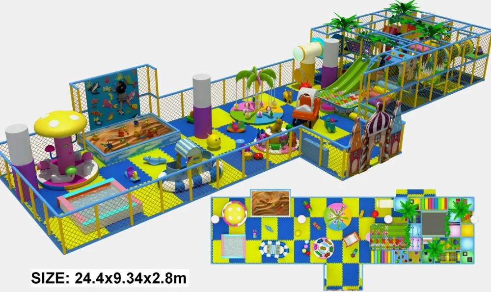 2014 Electronic IndoorPlayground/Nursery Indoor Playground Set/ School Playground System Direct Manufacturer Top Quality