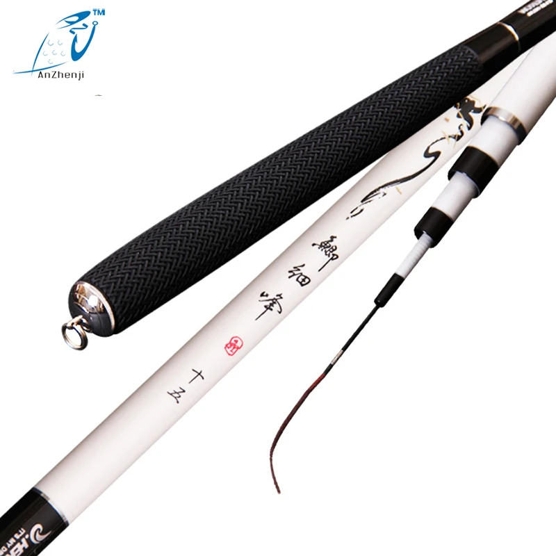 

2017 anzhenji Carp fishing rod taiwan carbon ultrafine ultra-light hard 28 hand pole fishing tackle 3.6m 4.5m 5.4m 6.3m 7.2m