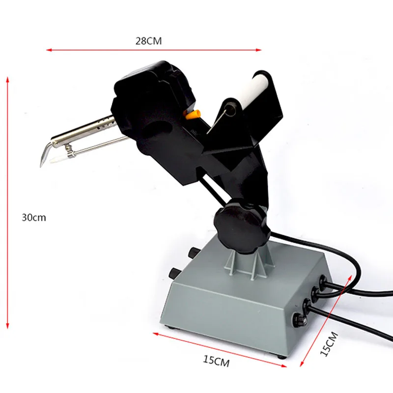 Imagem -03 - Pedal Máquina de Solda Automática Máquina Estanho Pistola de Solda Ajustável Termostática Estanho Máquina Alimentação Dbl80