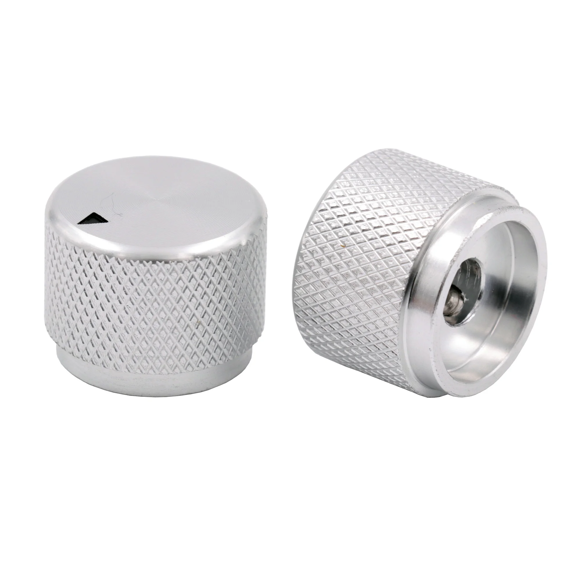 1pc 20x15,5mm CNC Gefräste Solide Aluminium Potentiometer Knopf für Audio Verstärker Radio Gitarre AMP Effekt Pedal stomp Box DIY – Detail 3