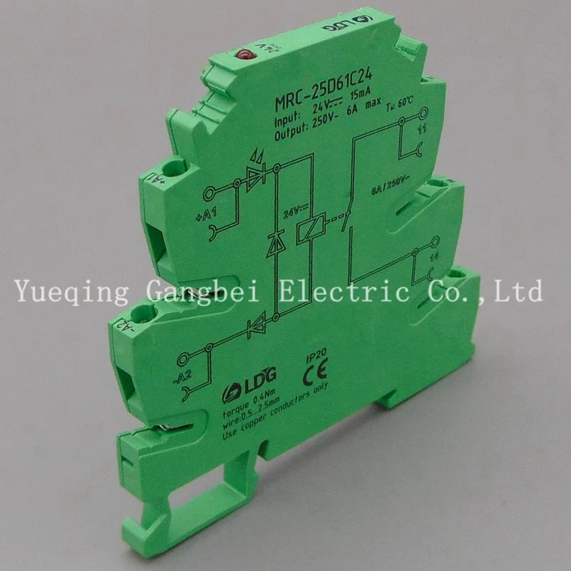 

MRC-25D61C24 24V DC Ultra-Thin Relay Module Intermediate Relay Board for Electronics