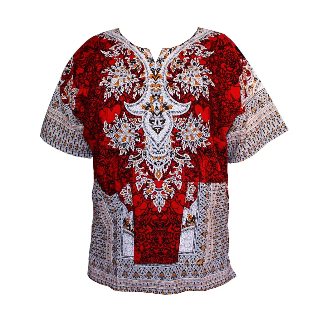 Mr Hunkle New Fashion Design Cotton African Print Dashiki Clothing Loose Dashiki T-shirt For Women free shipping