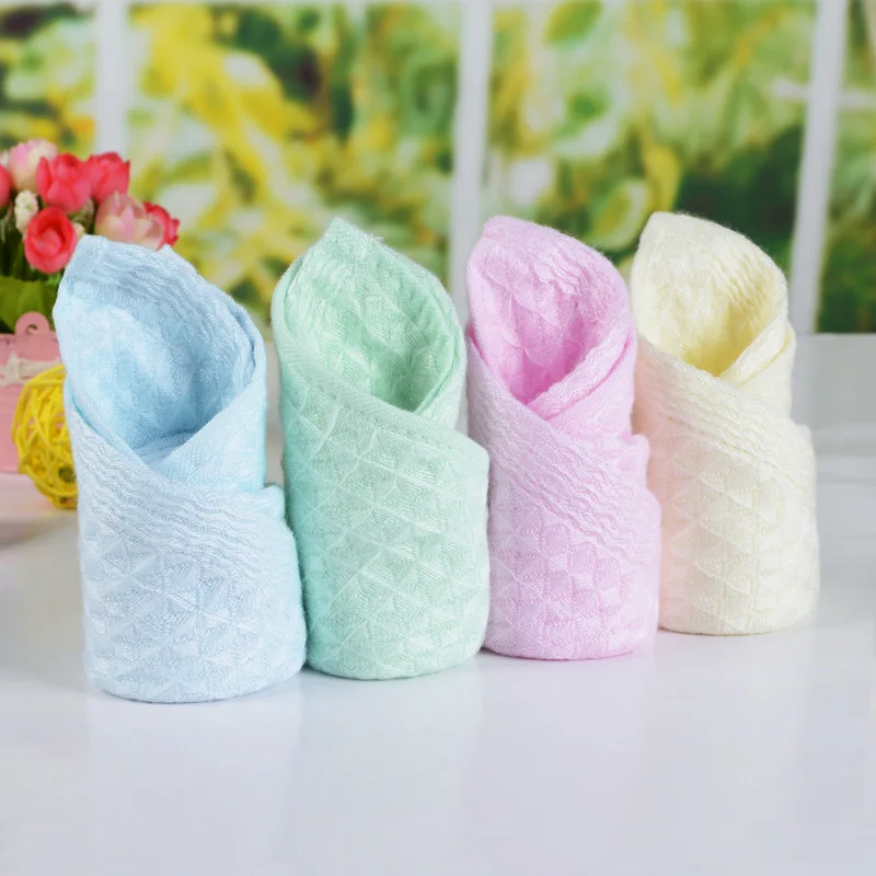 

Children Hot Sale Hand Towel Bamboo Baby Towel 26x26cm Face Towels Care Wash Cloth Kids Hand Towel For Newborn J-01