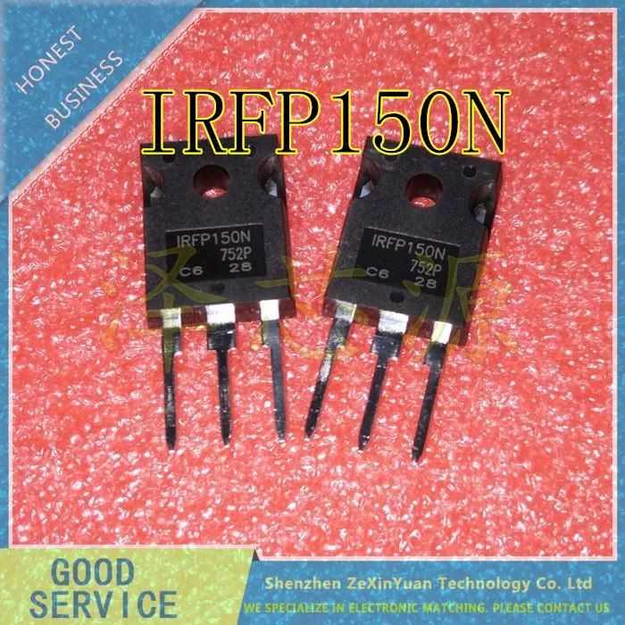 

10PCS/LOT IRFP150NPBF IRFP150N IRFP150 42A 100V TO-247 IR FIELD EFFECT TRANSISTOR