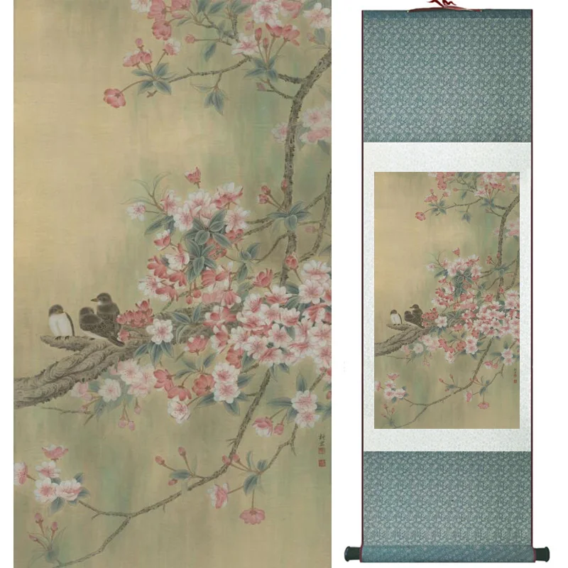 

Home Office Decoration Chinese scroll painting birds painting Chinese wash painting Printed painting 060911